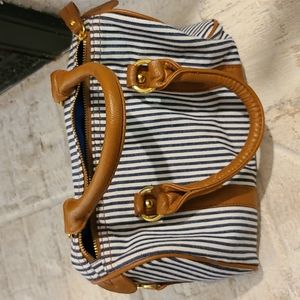 Cute navy striped purse